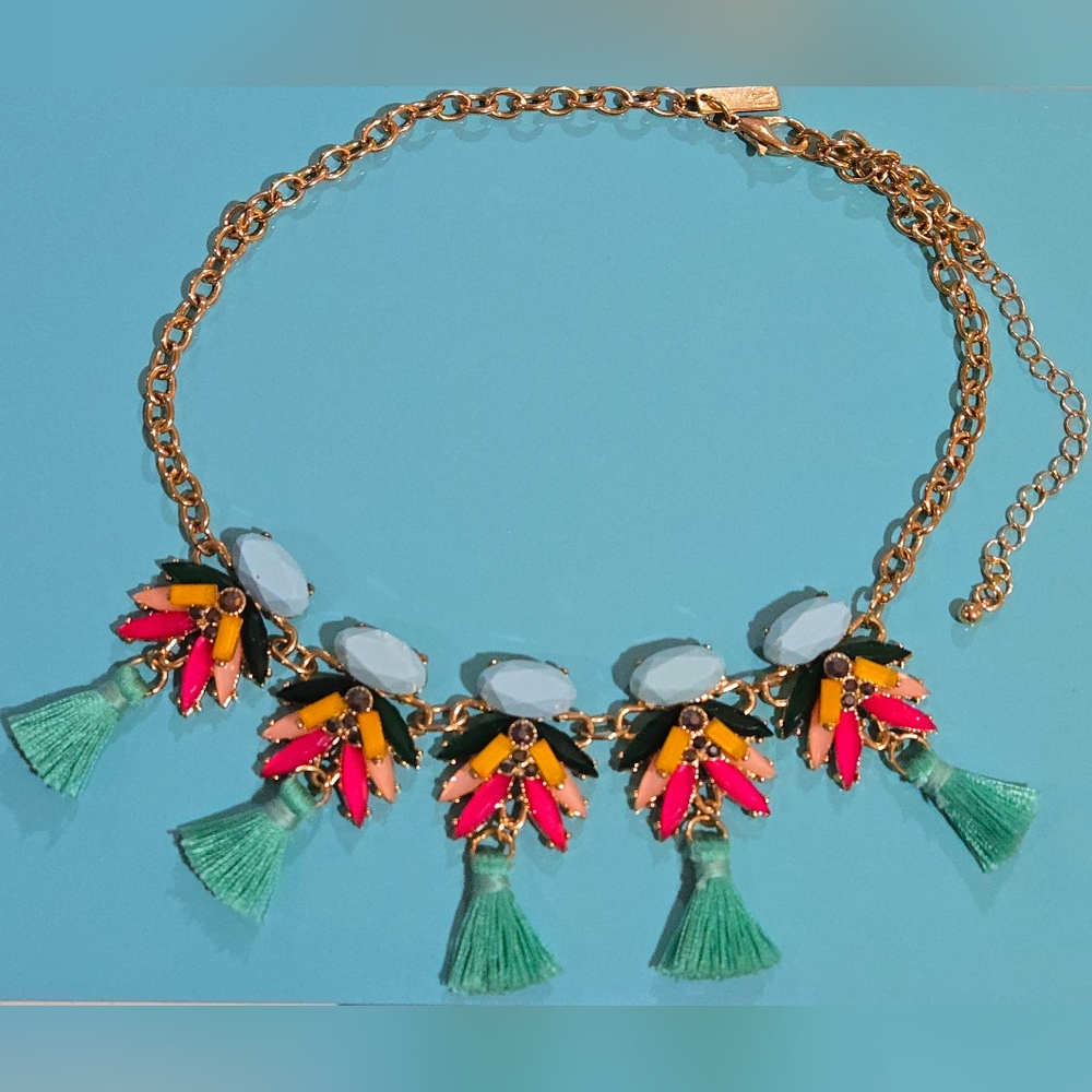 INC International Concepts Multicolor Tassel Necklace